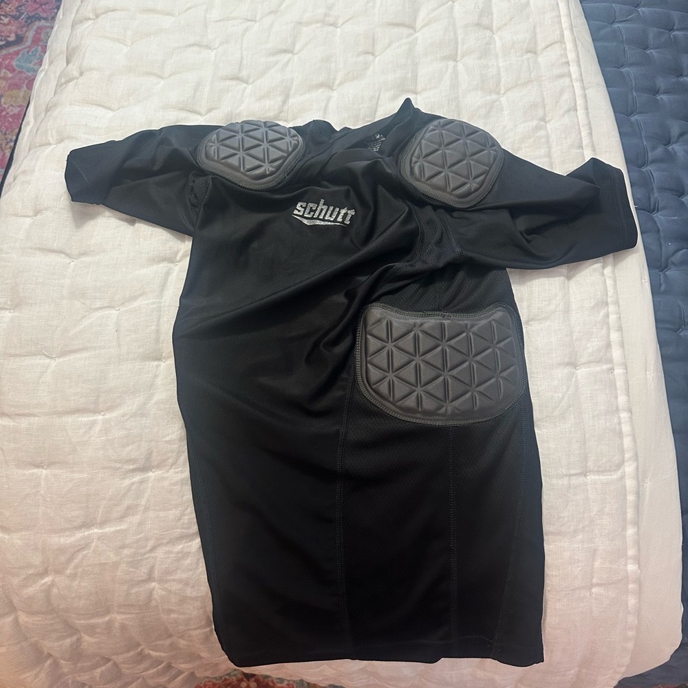 Schutt Kids Black Padded football shirt